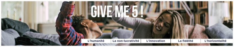Bandeau de la campagne Give me 5 de la FOPH