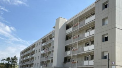 La résidence Pranard, à Villeurbanne, après réhabilitation