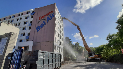 Démolition d'un immeuble