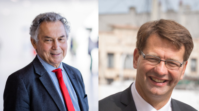 Portraits de Marcel Rogemont et Patrice Vergriete