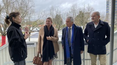 Visite d'une résidence lors de la rencontre entre la FOPH et EKIDOM