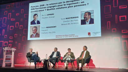 Table ronde à laquelle prend part Marcel Rogemont aux Assises nationales du Logement et de la Ville 2024